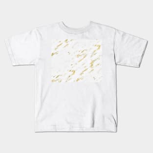 Vasia gold marble Kids T-Shirt